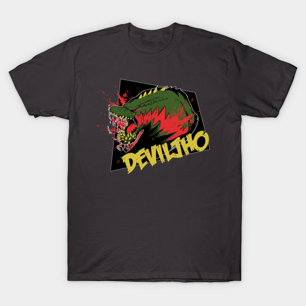 Monster Hunter - Brute Wyvern Deviljho T-Shirt by ezzyecchi